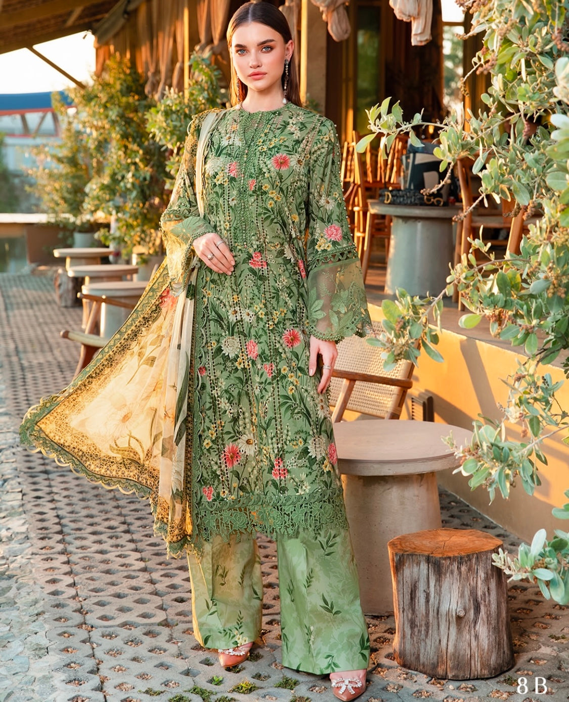 3PCS LUXURY LAWN SUIT