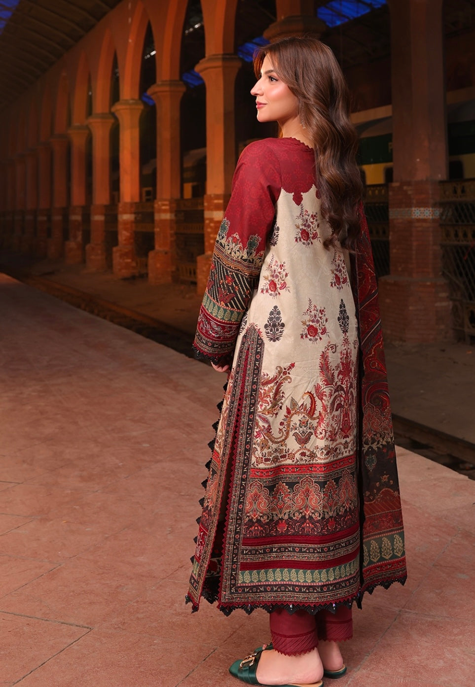 3PCS PRINTED LAWN SUIT