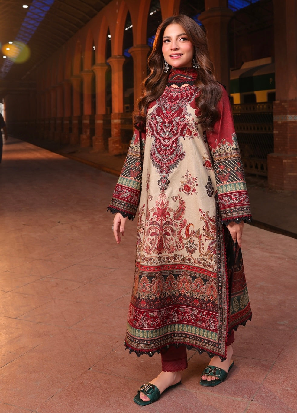 3PCS PRINTED LAWN SUIT